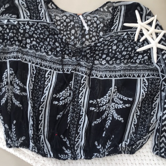 Free People Tops - Free People Sheer Blouse